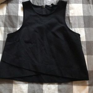 Black crop top